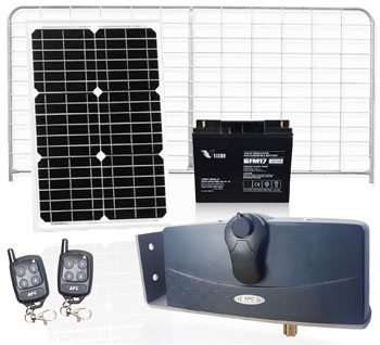 Solar Electric Farm Gate Opener Kits