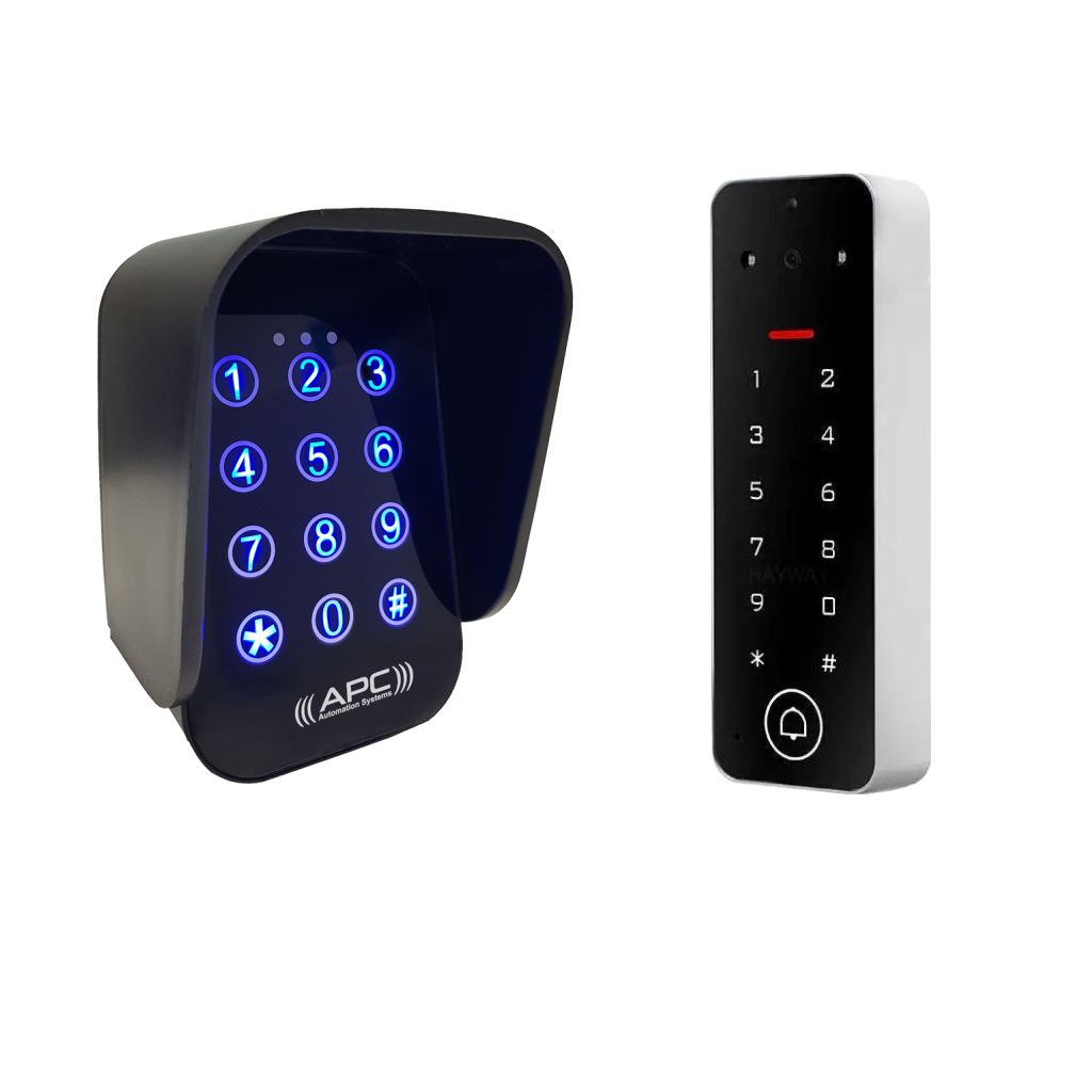 Keypads & Pushbuttons for Gates Secure Gate Access Control Hard-wired and Wireless Keypads and Push Button Switch with Key Isolation Gate Access Management