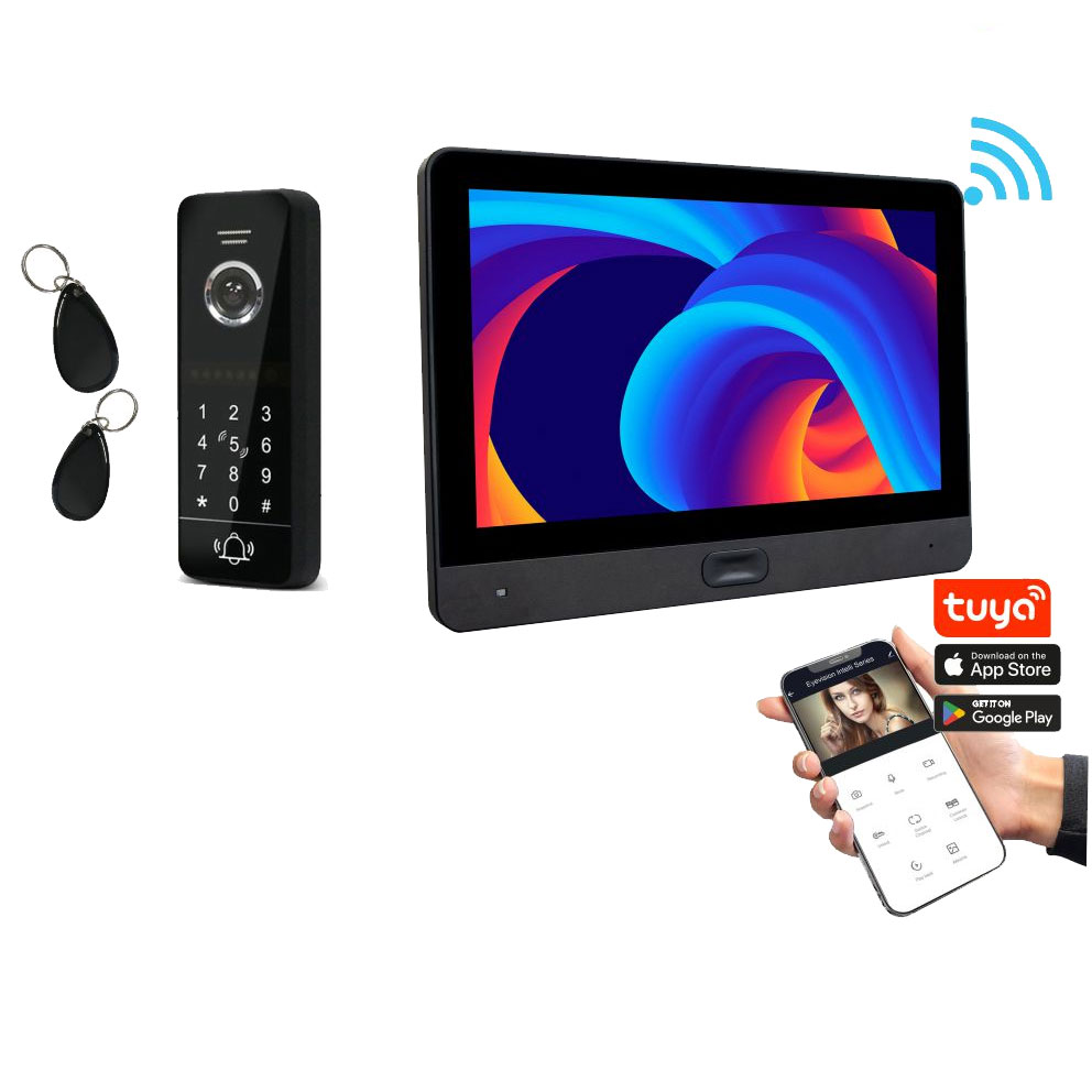 Eyevision® Intelli Doorbell Video Intercom Wi-Fi Systems (Smartphone & Monitor)