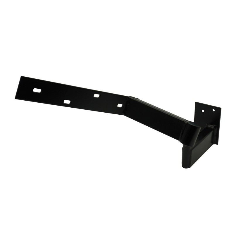 Rising Gate Hinges | Right Side Satin Black Powder Coated Rising Gate Hinges |  Lifting or Uphill Rising Hinges for Sloping Driveway Swing Gates