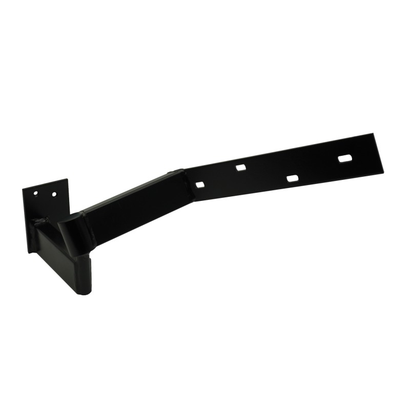 Rising Gate Hinges | Left Side Satin Black Powder Coated Rising Gate Hinges |  Lifting or Uphill Rising Hinges for Sloping Driveway Swing Gates