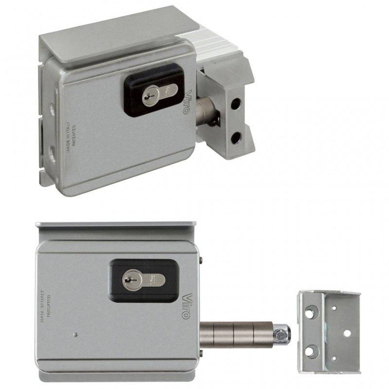 
Sliding Gate Electric Lock - Italian Made Viro V09 Electric Lock with Easy Fitting Hardware Kit for Automatic Sliding Gates
