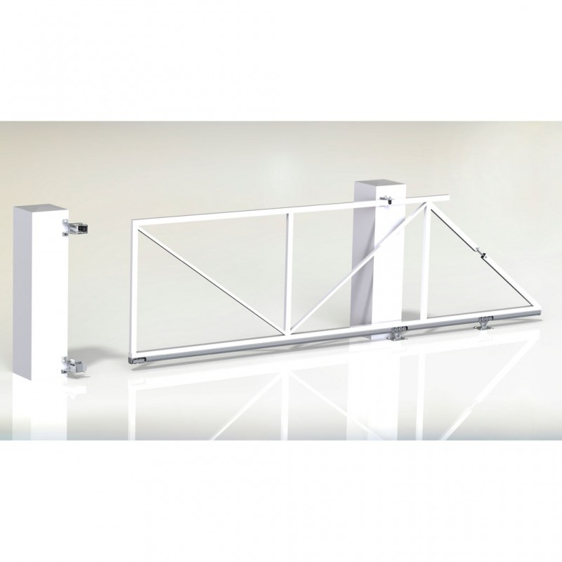 
Cantilever Sliding Gate Hardware for Four Meter Opening Gate | All In One Pack With Free Sliding Gate Automation Kit | Hot Dipped Galvanized German Steel Cantilever Hardware, Made in Europe by CAIS
