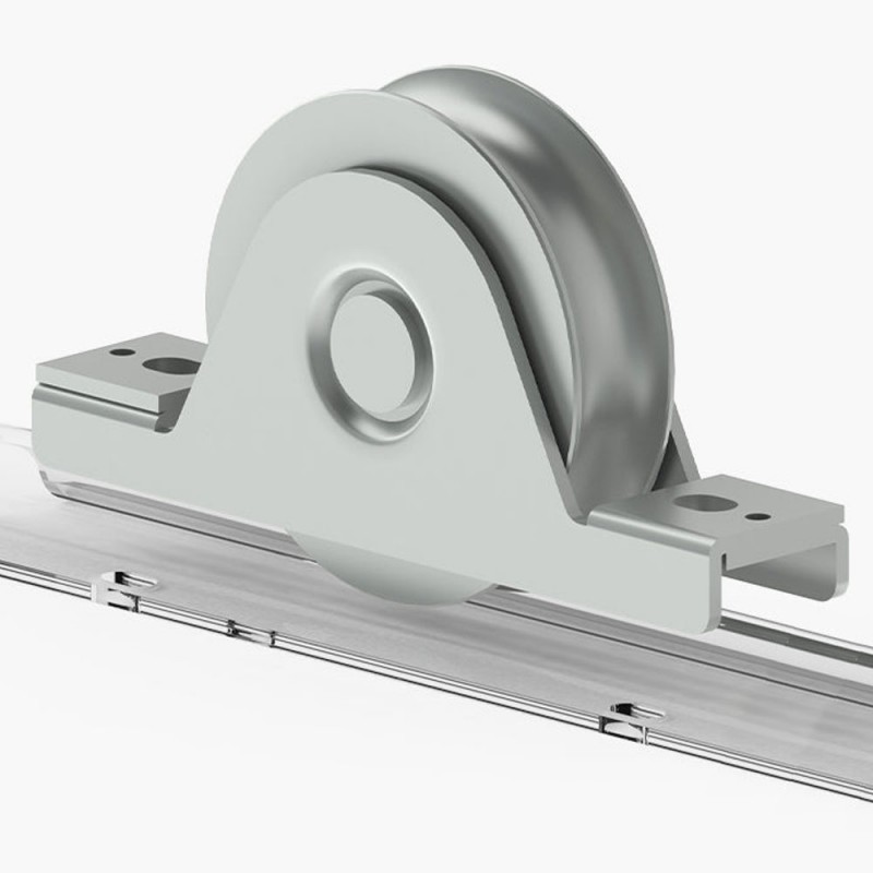 Sliding Gate Wheel Singular 88mm Recess Mount European Made Double Bearing. CAIS WSO 924 B2 High Quality German Steel, Rebate Sliding Gates Wheels