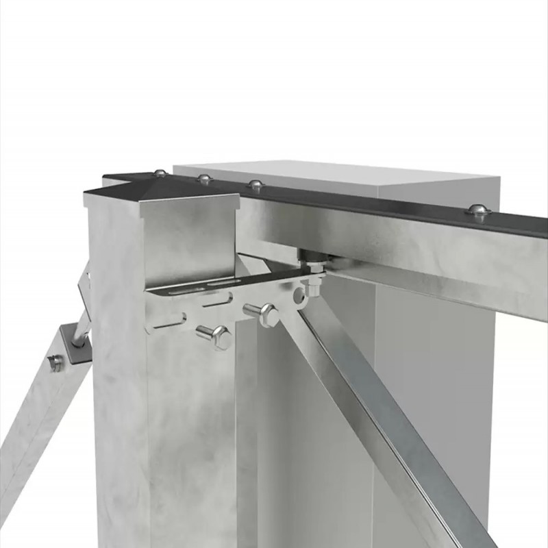 4m Cantilever Gate Frame and Cantilever Sliding Gate Hardware for Driveway Trackless Sliding/Rolling Gate System. Complete Trackless Sliding Gate Kit with 4m length, 1.8m high gate frame, and cantilever sliding gate hardware set. CAIS CONNECT 60 - 4.0/1.8 Made in Europe