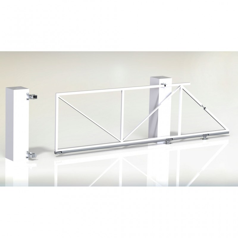 Cantilever Sliding Gate Hardware for Five Meter Opening Gate | All In One Pack | Hot Dipped Galvanized German Steel Cantilever Hardware, Made in Europe by CAIS