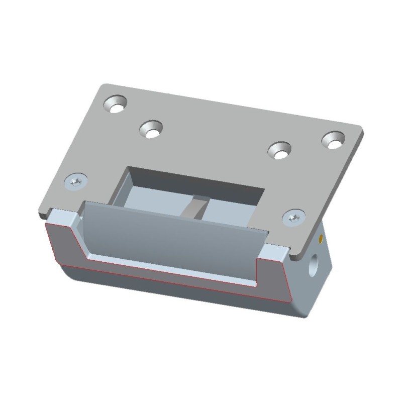 Surface Mount Universal Electric Striker | Stainless Steel Surface Mount Gate/Door Electric Striker for Access Control Systems