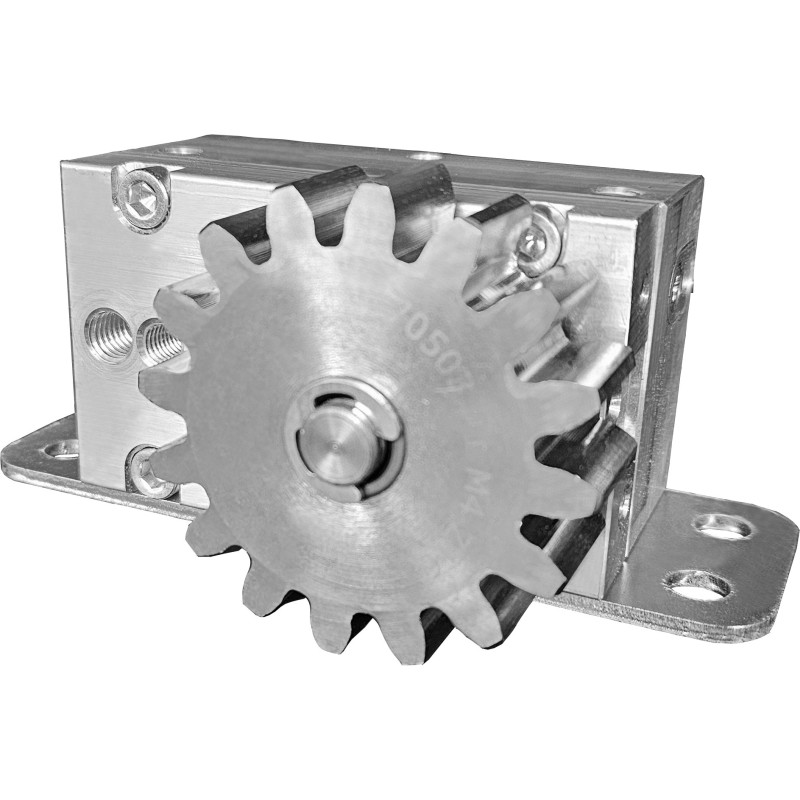 Mechanical Hydraulic Radial Damper (or brake) for Sloping Sliding Gates | Maximum slope 3,2° (7 Nm)