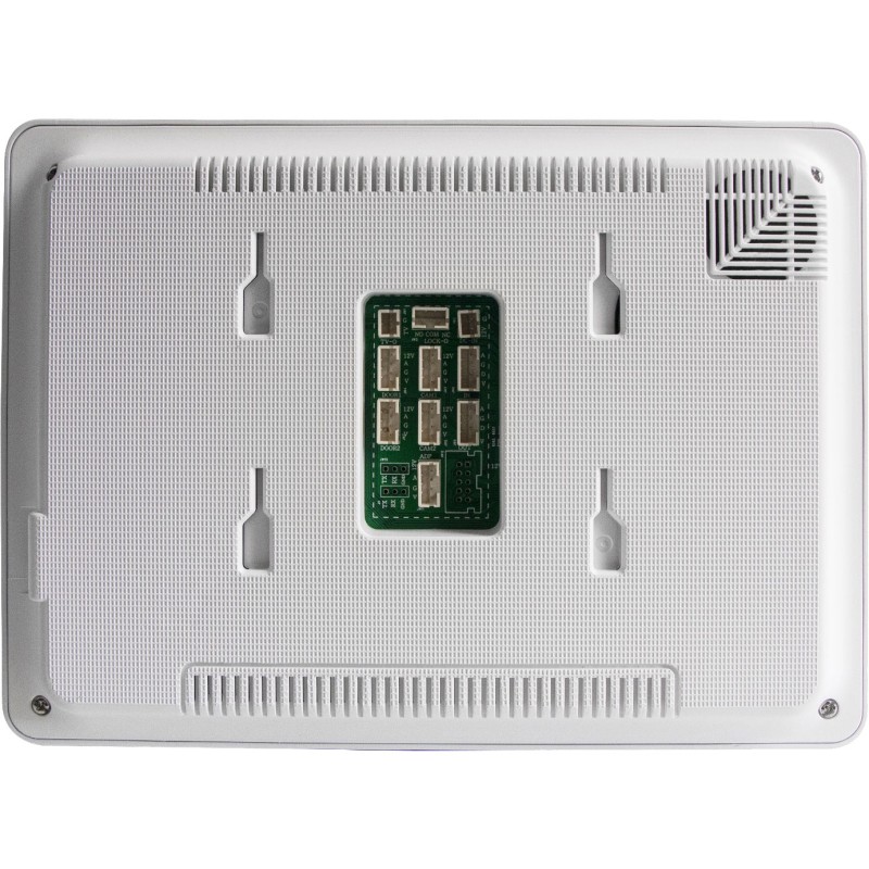 8" HD Video Intercom Monitor (White) With Built-In WiFi For Smartphone APP (includes power adapter) | Eyevision® Intelli HD Series Four Wire indoor Intercom
