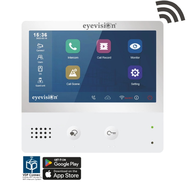 4.5m Complete Smart Home Gate Automation Package with Gate Frame including Sliding Gate Hardware + Heavy Duty Italian Made Gate Automation APC Proteous 500 + Access Control Accessories and Eyevision EasyInstall 2Wire WiFi Video Intercom System with Mobile APP
