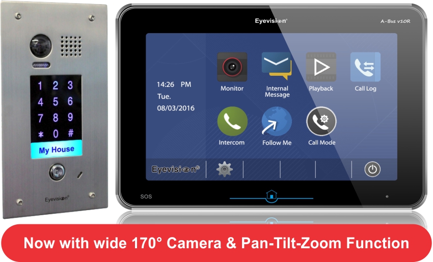 A-Bus Eyevision® 2 Wire Digital Video Intercom System