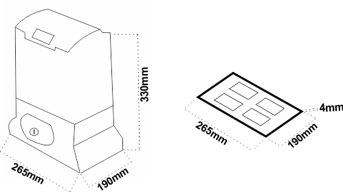 AC Sliding Gate Automation System