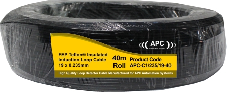 40m Roll of FEP Teflon Insulated Induction Loop Cable 