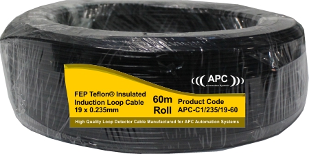 60m Roll of FEP Teflon Insulated Induction Loop Cable 