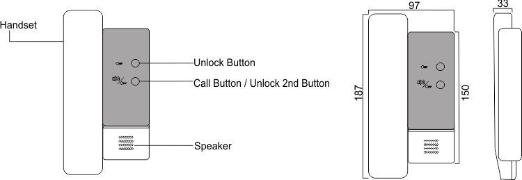 Eyevision® Digital Audio Handset 