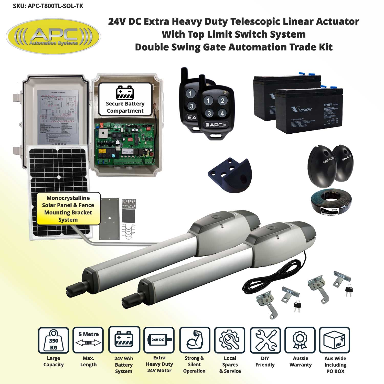 Double Swing Gate Automation Systems