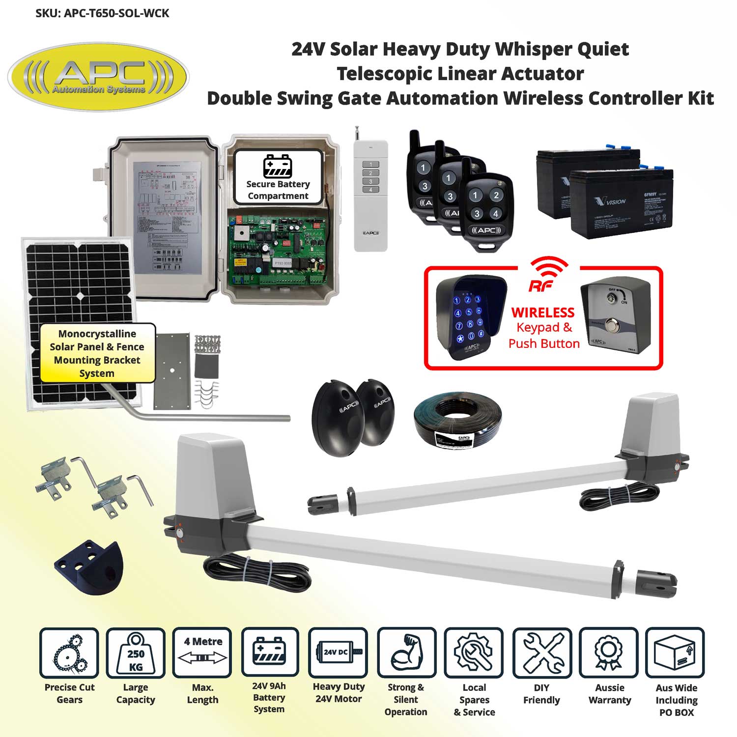 Solar Gate Opener