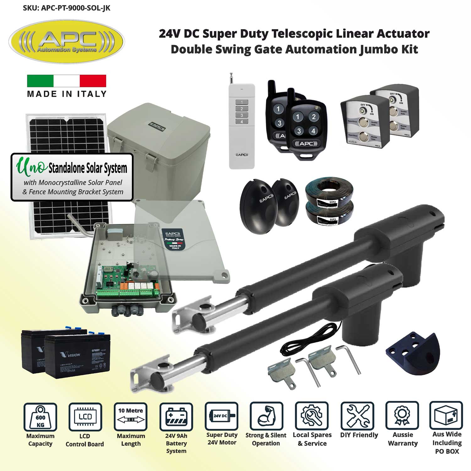 Double Swing Automatic Gate Opener System