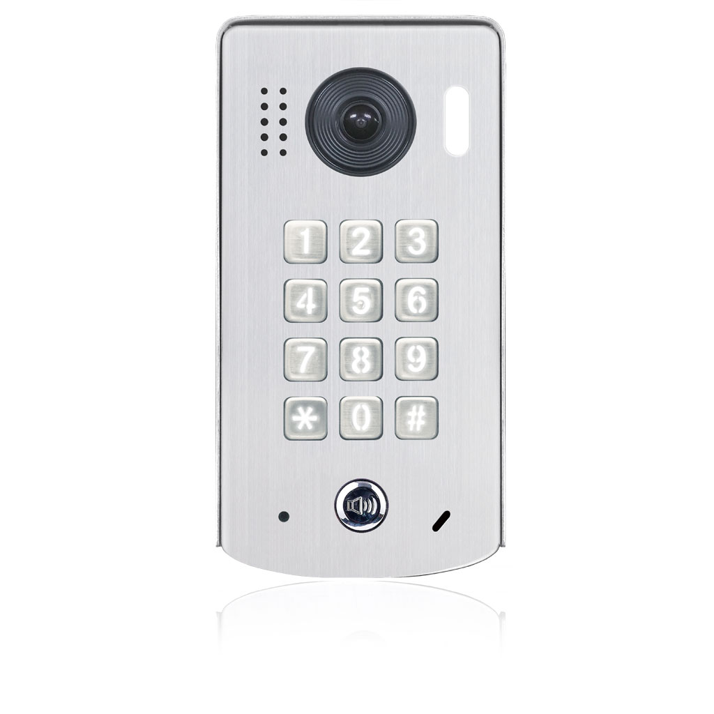 
Eyevision Two Wire Surface Mount Video Door Station. 2.0 Mega Pixel, 170° Super Wide Angle Video Keypad Outdoor Station