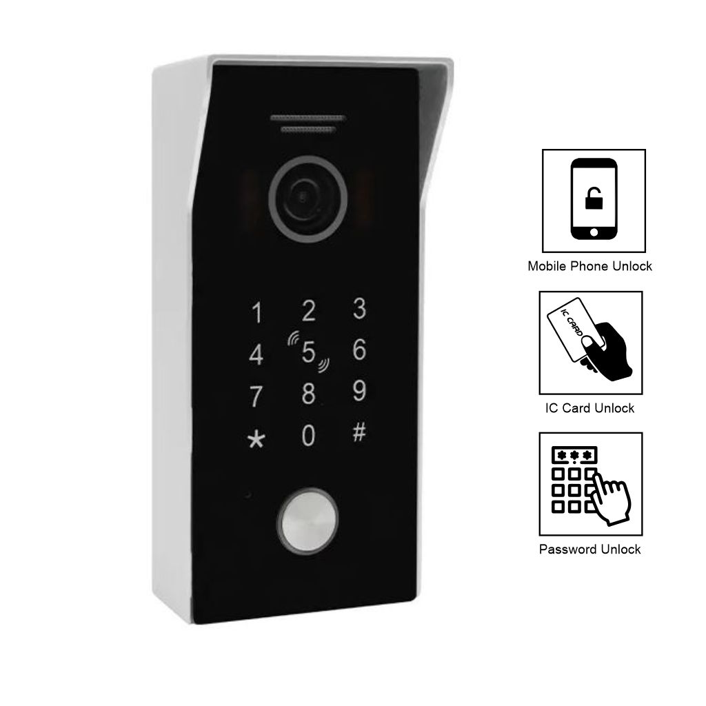 Video Outdoor Station Wi-Fi Intercom with Keypad Access Control - Ease of Installation Intercom