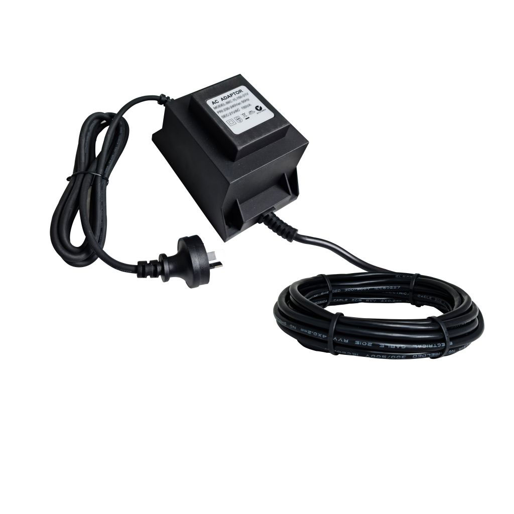 
Weatherproof External 24V Transformer with 20m Low Voltage Cable