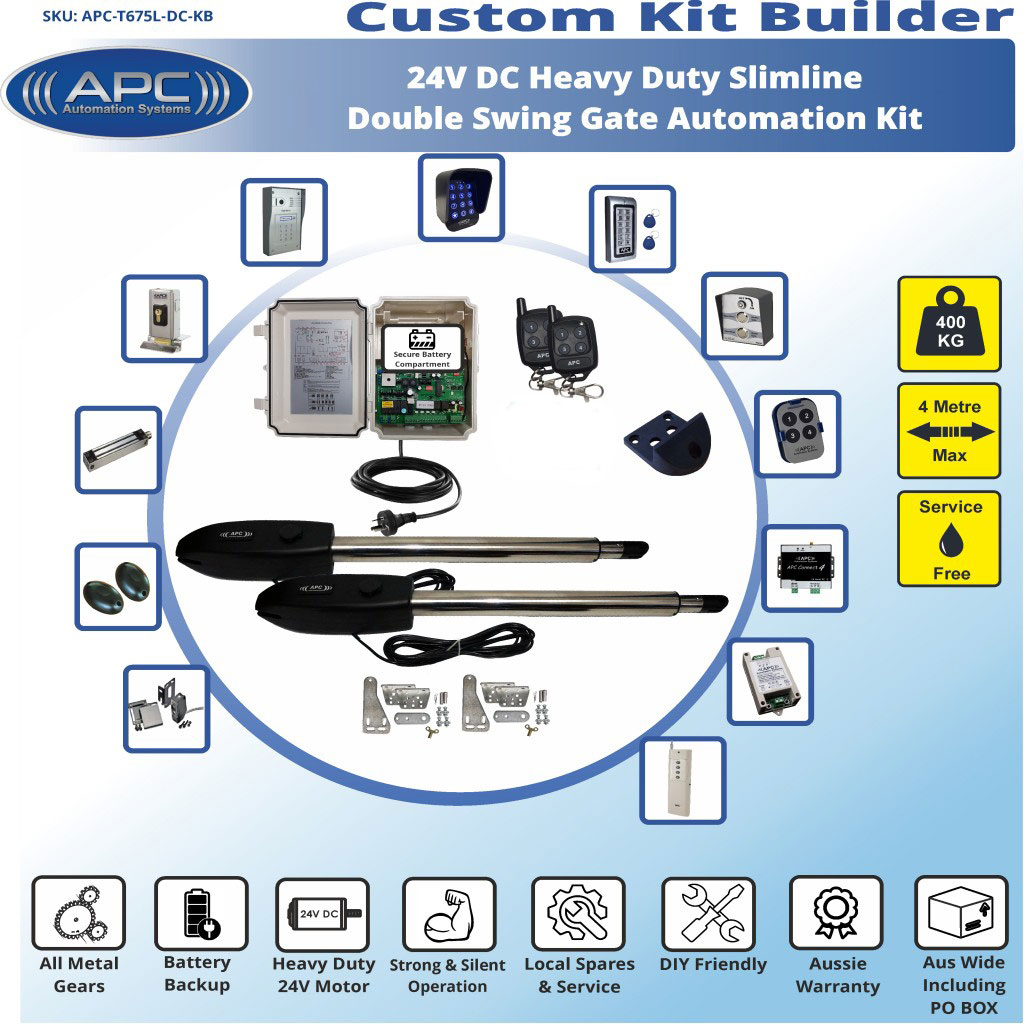 Double Swing Automatic Gate Opener System