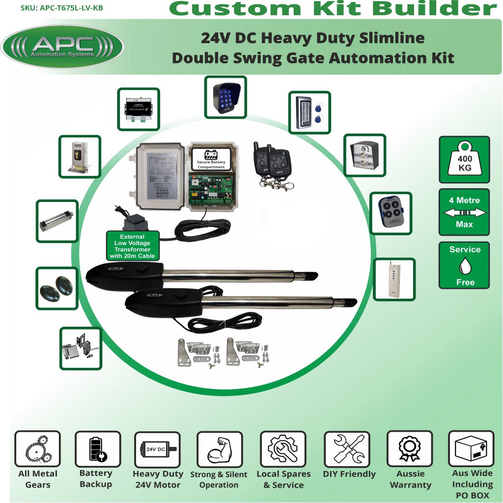 Double Swing Gate Automation System