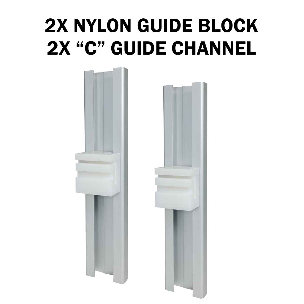 
Superior Guide Block and Vertical Guide Channel Combo