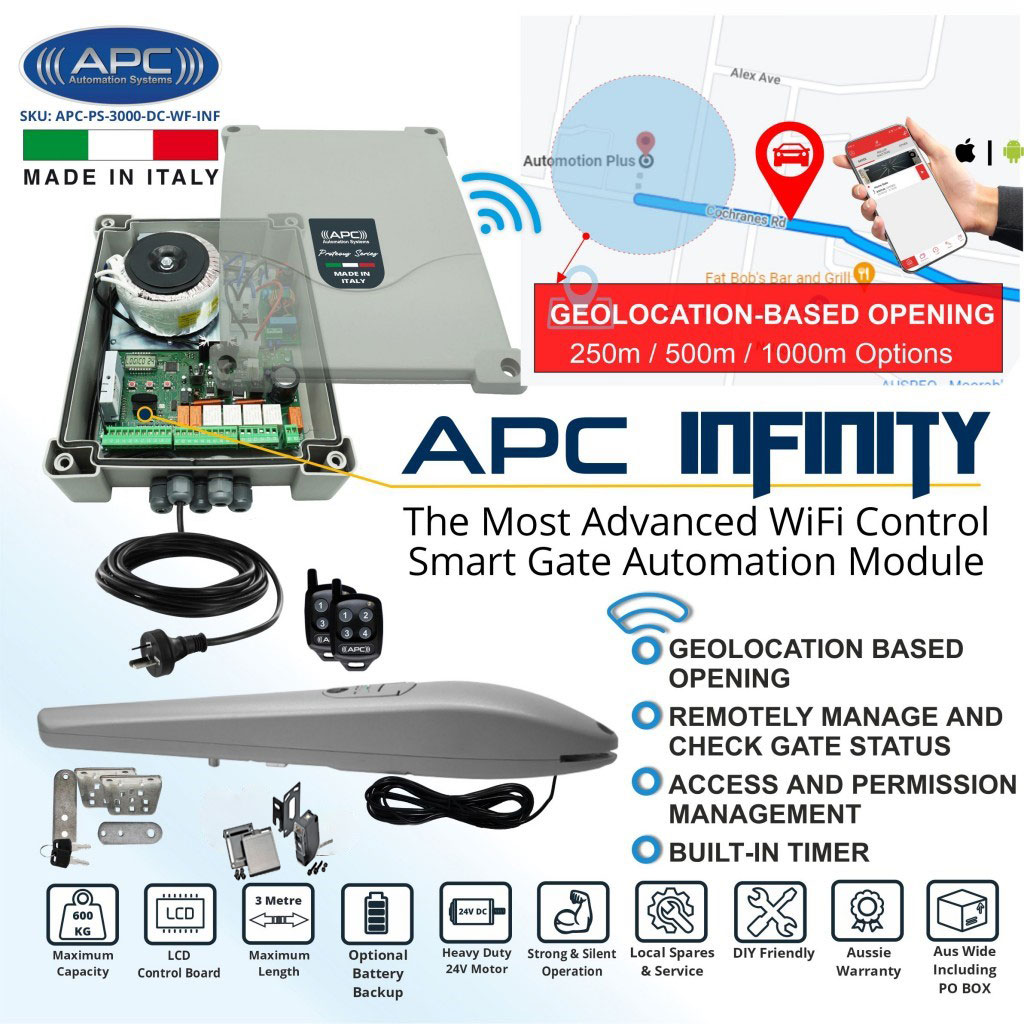 The Most Advanced WiFi Control Smart Gate Automation Kit Single Swing Gate Opener