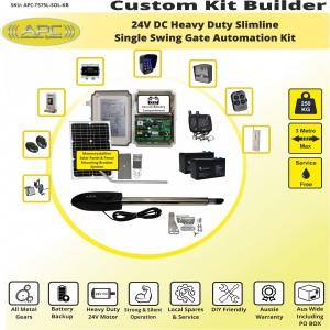 Single Swing Solar Powered Gate Opener