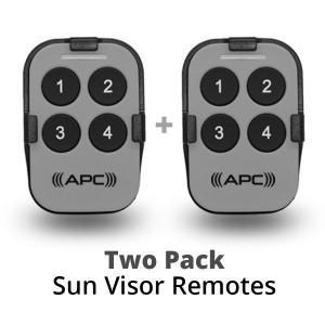 Two Sunvisor Remote Value Pack