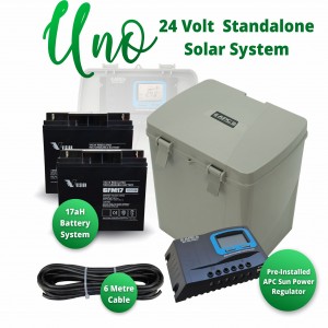 APC Uno 24V Multipurpose Battery Box with Built In Solar Regulator (17aH Option)