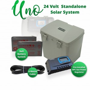 APC Uno 24V Multipurpose Battery Box with Built In Solar Regulator (9aH to 17aH Option)