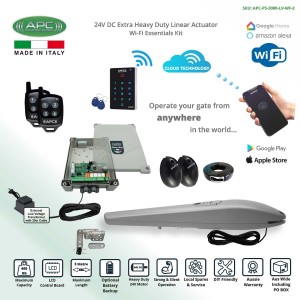 Single Swing WiFi Smart Electric Gate Opener DIY System