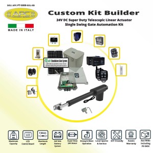 Swing Gate Automation, Remote Control APC Proteous PT-5000 Automatic Solar Electric Gate Opener System