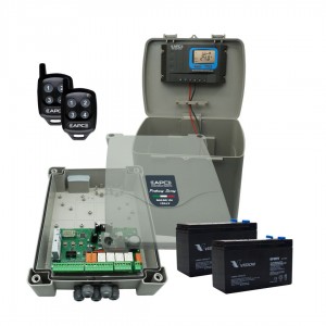 APC Logico 24V Feature Rich SOLAR Control Box Kit with Uno Battery Box System, Two 9aH Batteries and Two Remotes