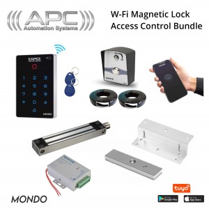 Wi-Fi Access Control Keypad Bundle Door OR Gate Magnetic Lock Kit with APP Control