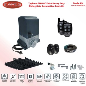 AC Commercial Grade High Duty Tornado 3000KG (3 Tonne) Sliding Gate Opener System With Spring Limits