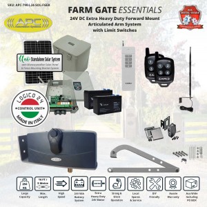 Farm Gate Opener, Remote Controls, Automatic Motorized System