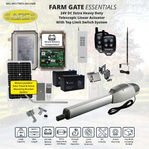 Single Swing Solar Powered Farm Gate Opener
