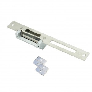 450KG Holding Force Fail Safe / Fail Secure 12V DC Flush mount Deadbolt Compatible Stainless Face Electric Striker