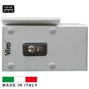 Viro V06-WB horizontal installation electric lock, galvanized steel case and cover for single gates