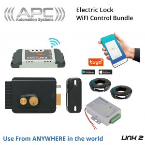 WiFi Access Control Smart Home Bundle for Front Door OR Gate with Electric Lock IOS and Android APP Control