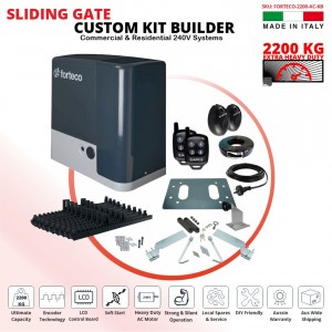 Automatic Electric Sliding Gate Kit Extra Heavy Duty FEATURE RICH Sliding Gate Opener Kit