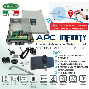 Swing Automatic Electric Gate Opener. WIFI Control Gate Automation Kit