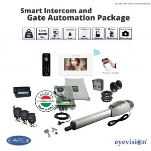 Extra Heavy Duty WiFi Gate Opener with WiFi Intercom Combo Smart Gate Automation System