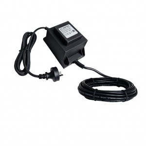 Weatherproof External 24V Transformer with 20m Low Voltage Cable