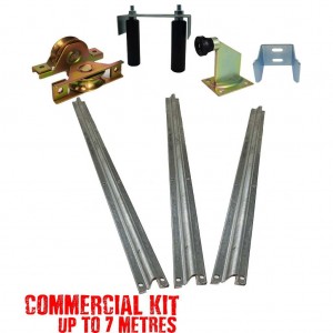 Up to 7m Complete Commercial Sliding Gate Hardware Kit