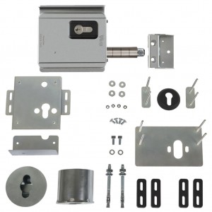 Italian-Made Viro V09 Electric Lock with Installing Accessories for Sectional Doors and Motorized Roller Shutter Garage Doors