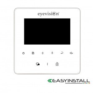 4 Inch Standard Series Add On Monitor - 2 Wire EasyInstall Video Intercom System
